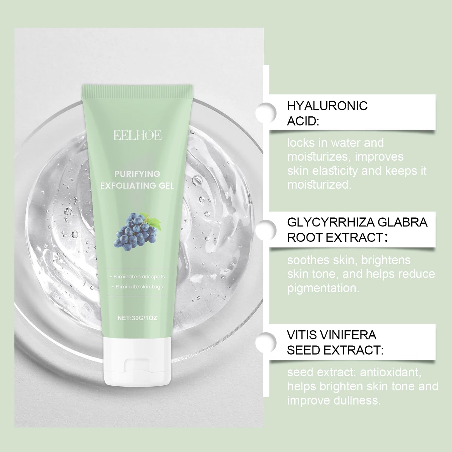 Facial Exfoliating Gel Skin