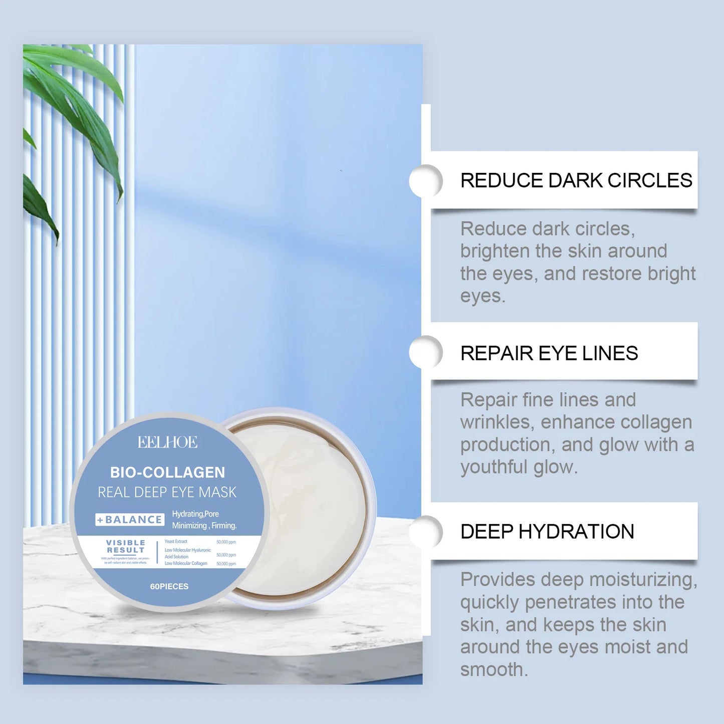 Collagen Eye Mask For Moisturizing And Hydrating