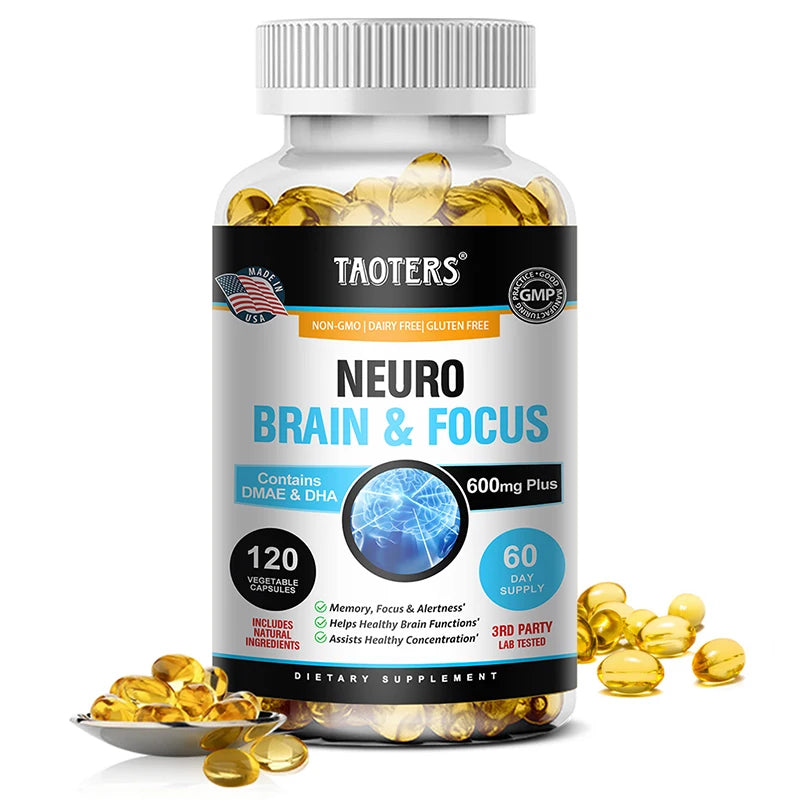 Brain Support Supplement, Supports Memory, Concentration & Alertness