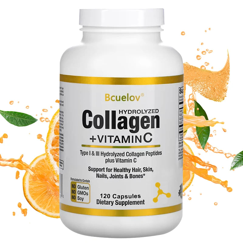 Hydrolyzed Collagen Peptides + Vitamin C