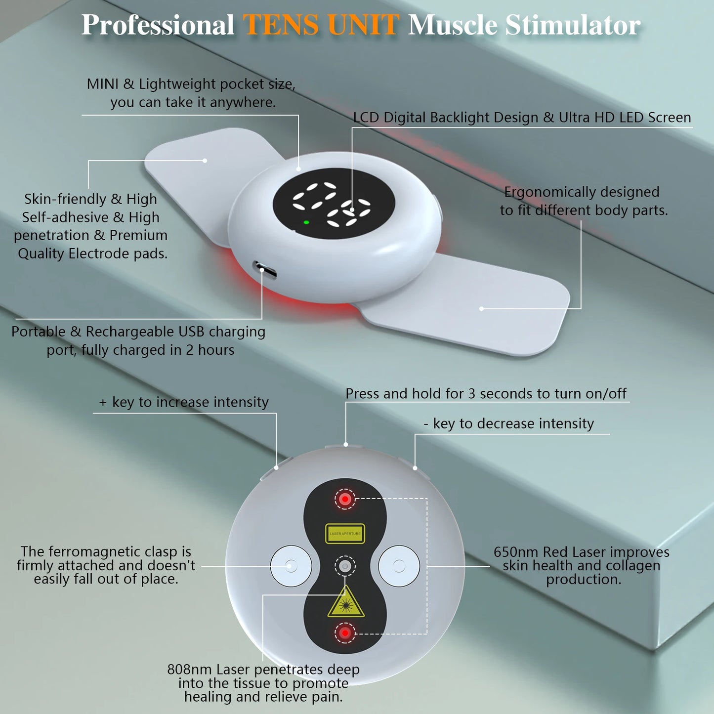Physiotherapy Tens Muscle Stimulator