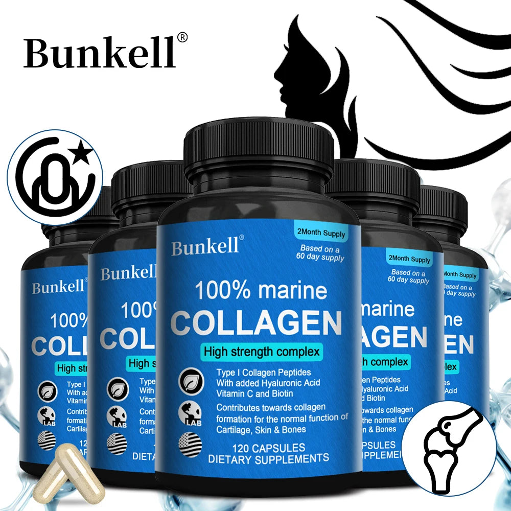 Marine Collagen with Hyaluronic Acid, Vitamin C and Biotin