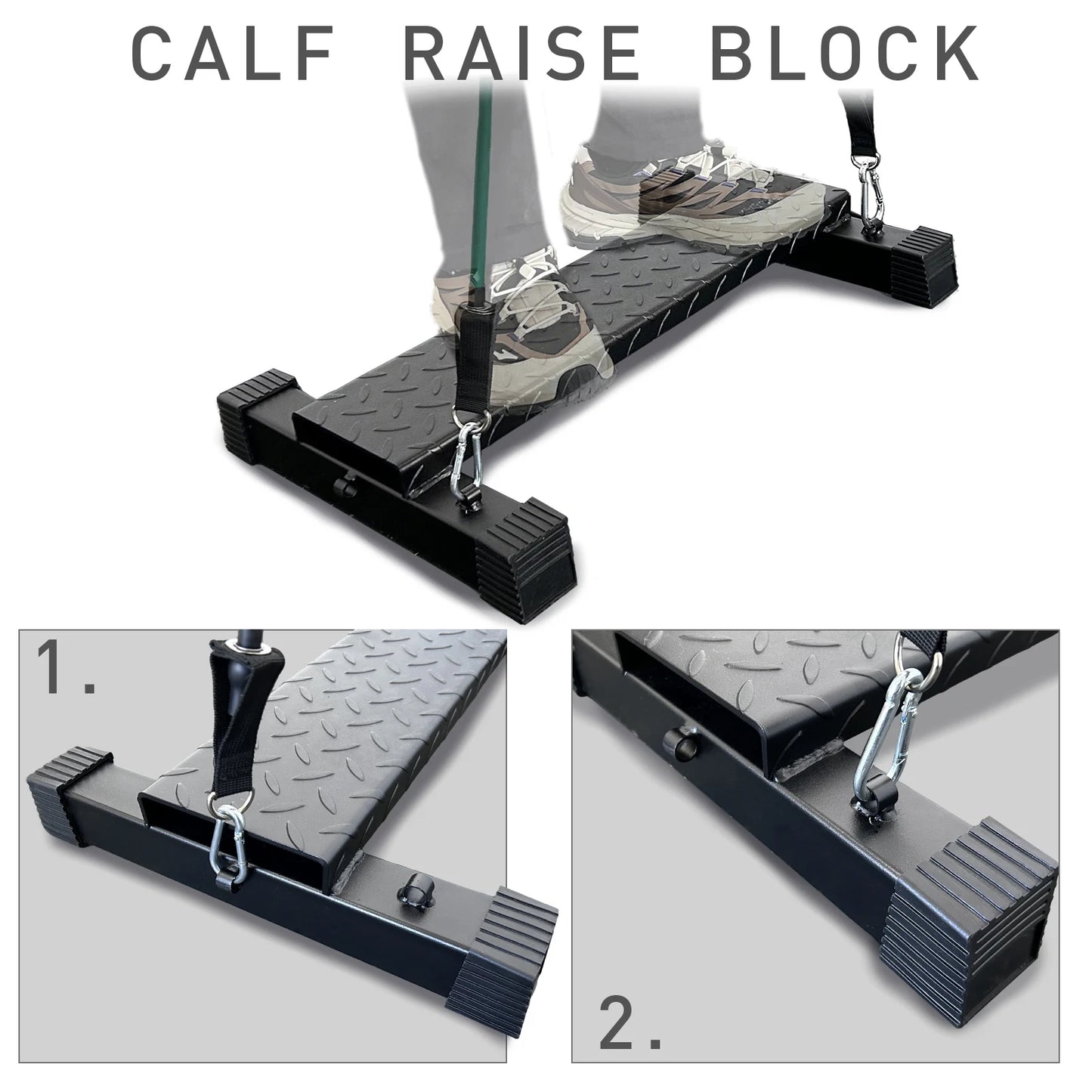 Multifunctional Steel Calf Raise Bar