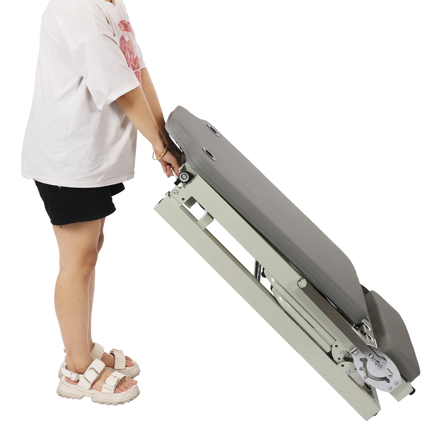 Foldable Pilates Reformer Machine, Multifunctional Fitness Equipment
