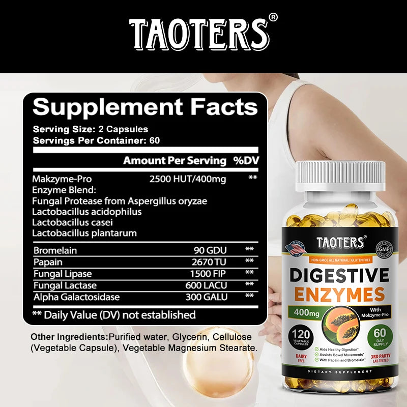 Digestive enzymes for Immune & Digestion Support