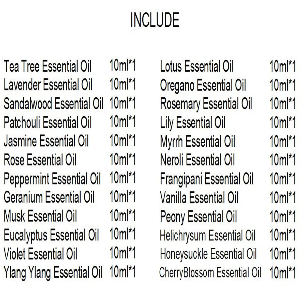 Essential Oils, Variety pack