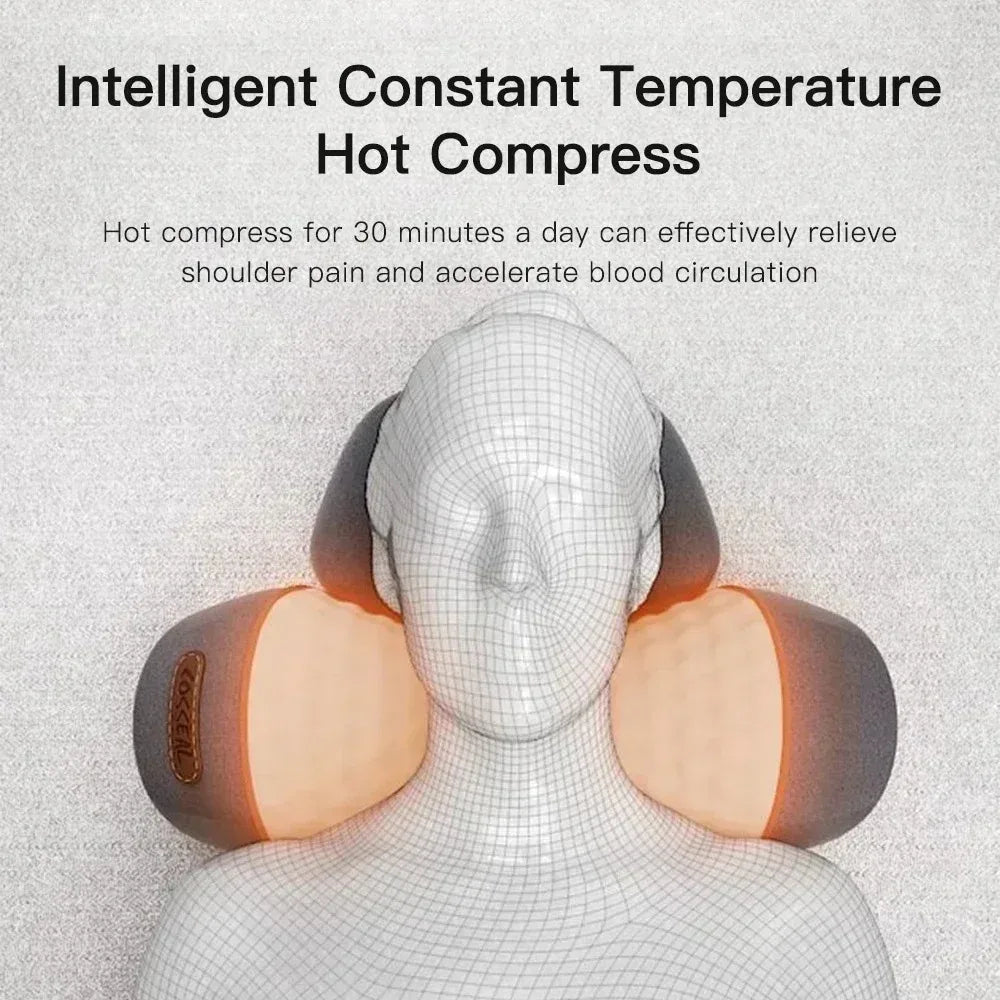 Vibrating Cervical Neck Massage Pillow