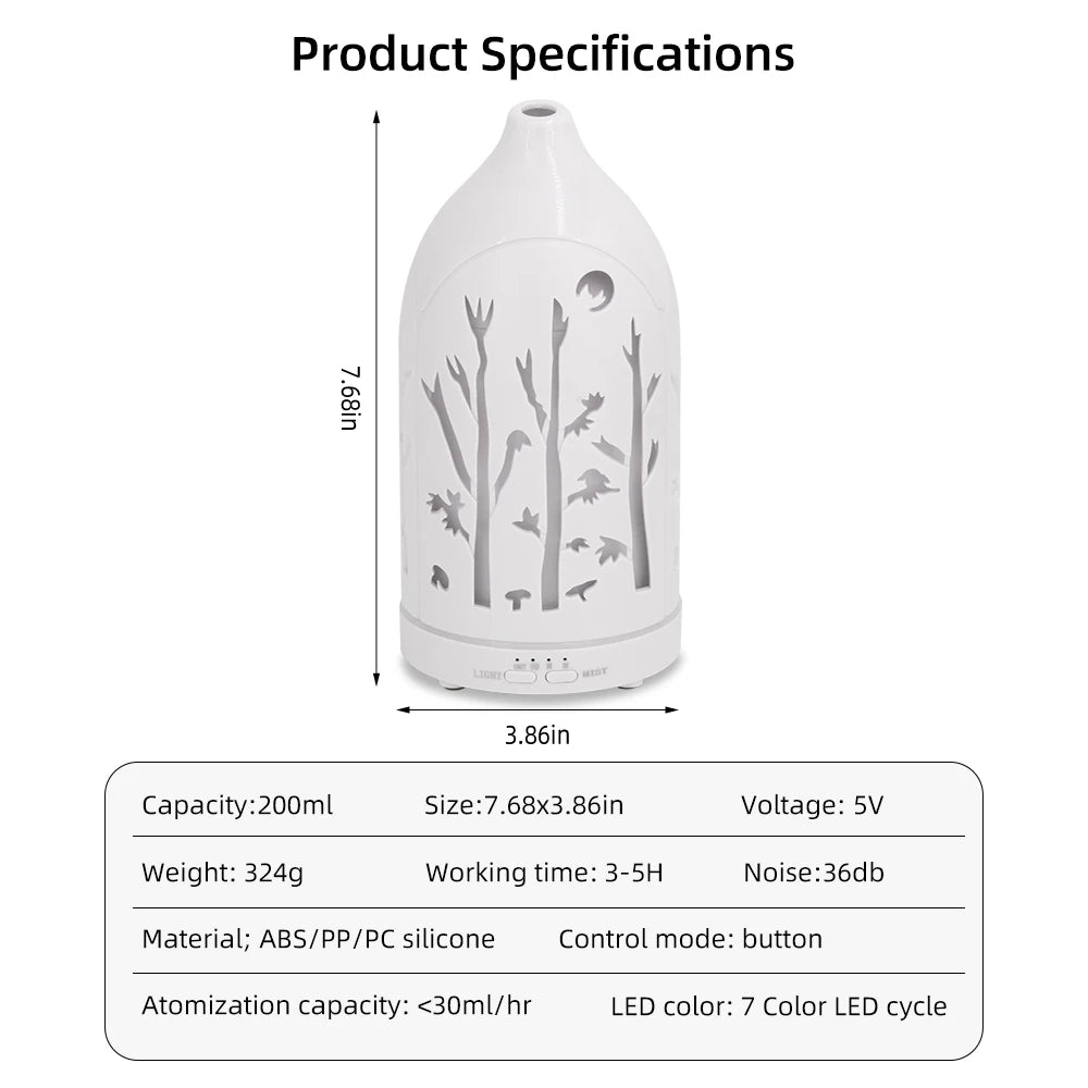 7 Color LED Aromatherapy Diffuser