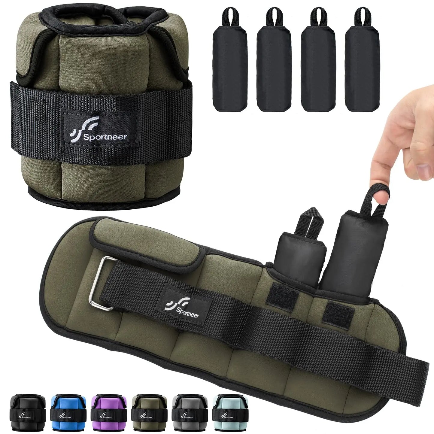 Adjustable Wrist and Ankle Weights 1 Pair