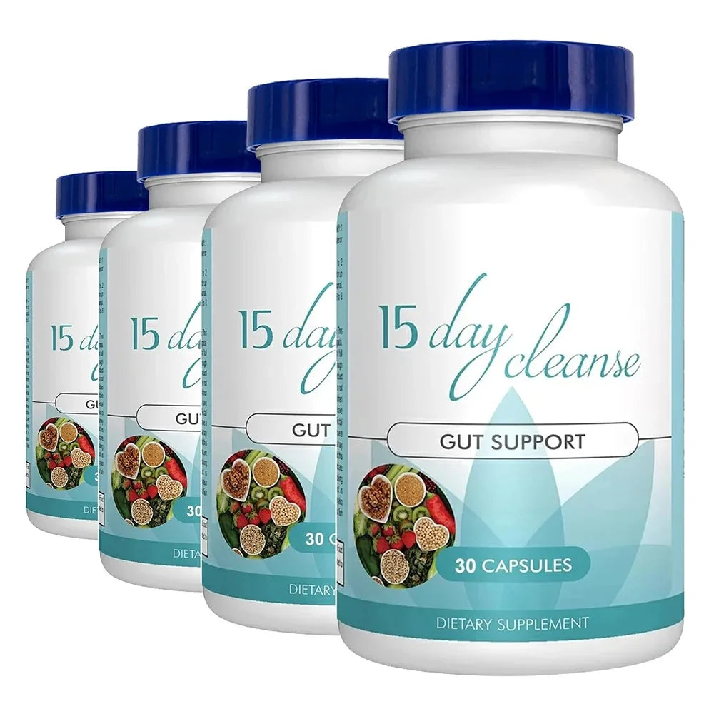 Gut Health Supplements - 15 Day Cleanse & Detox