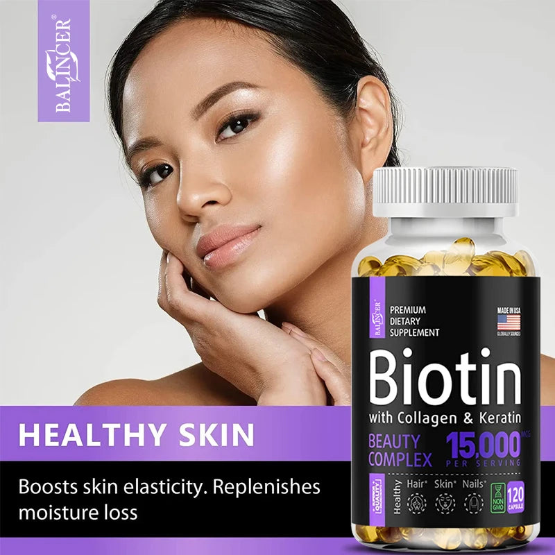 Biotin + Collagen + Keratin Supplement