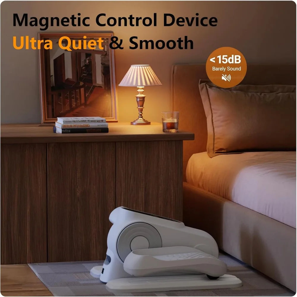 Under desk elliptical leg fitness machine