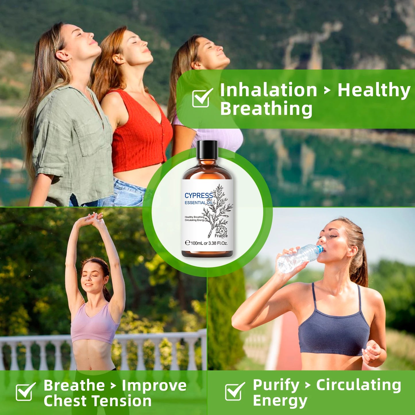 Essential Oils for Aromatherapy, Diffuser, Humidifier, Massage
