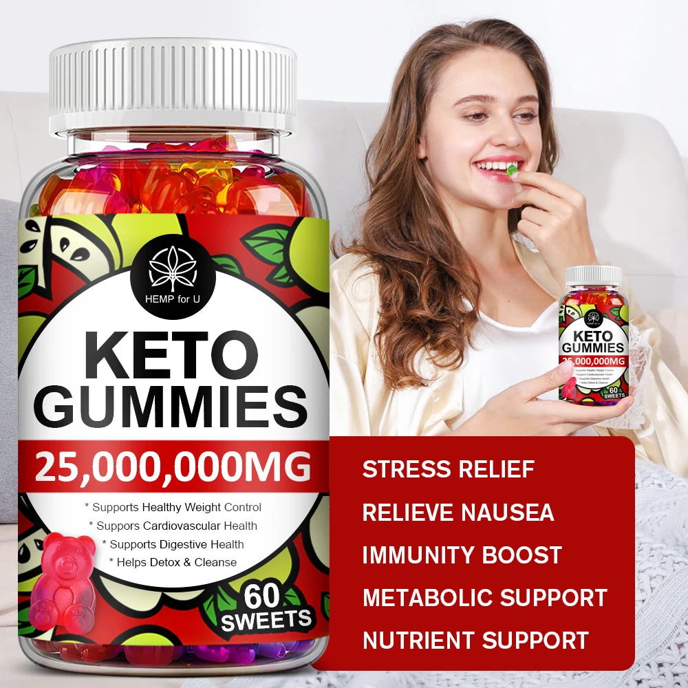 Keto Gummies - Supports Weight Loss, Metabolism
