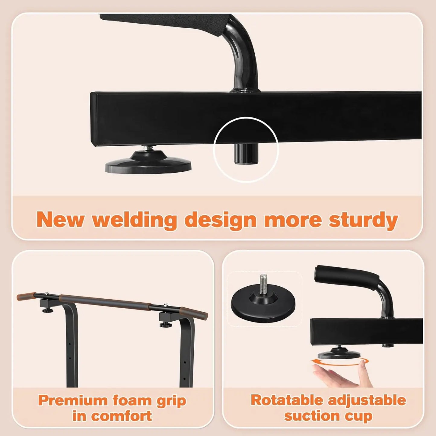 Pull Up & Dip Station for Home Gym