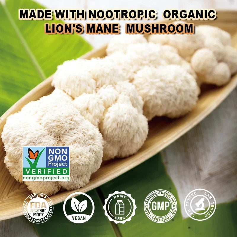 Lion's Mane Mushroom Extract Supports Mood, Sleep