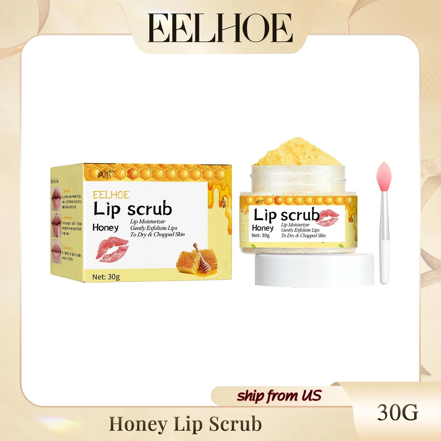 Honey Flavored Lip Scrub
