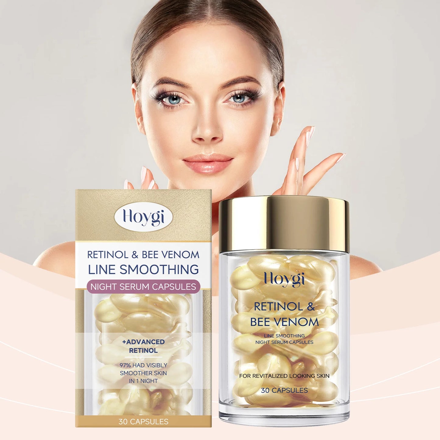Retinol Bee Venom Facial Capsules