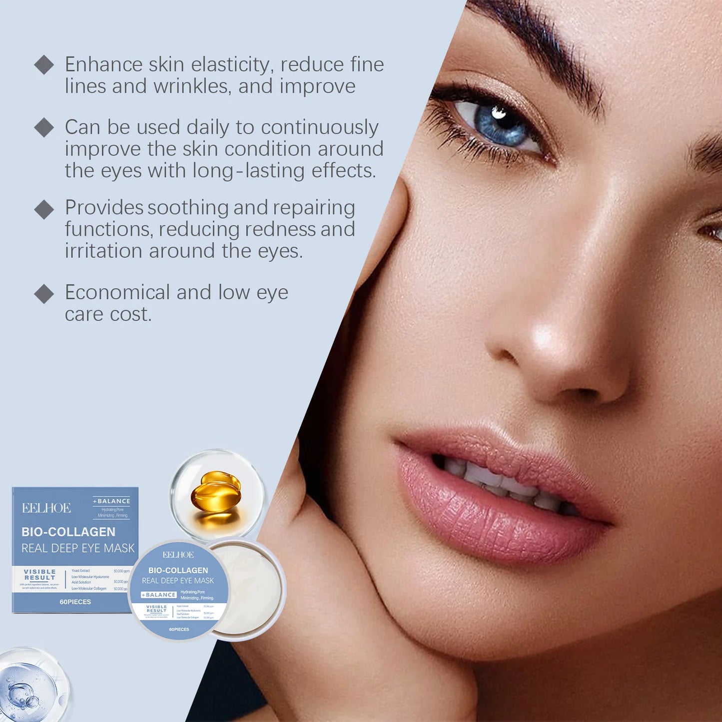 Collagen Eye Mask For Moisturizing And Hydrating