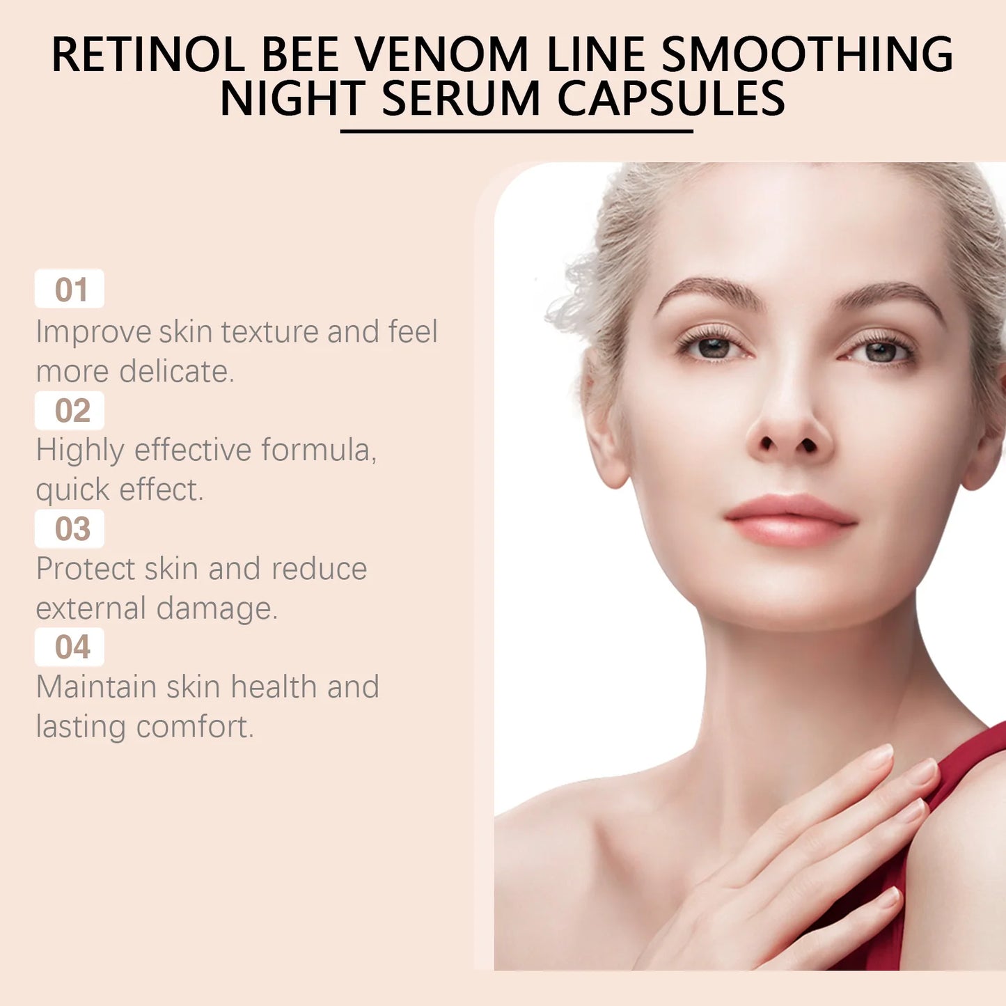 Retinol Bee Venom Facial Capsules