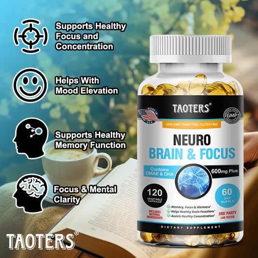 Brain Support Supplement, Supports Memory, Concentration & Alertness