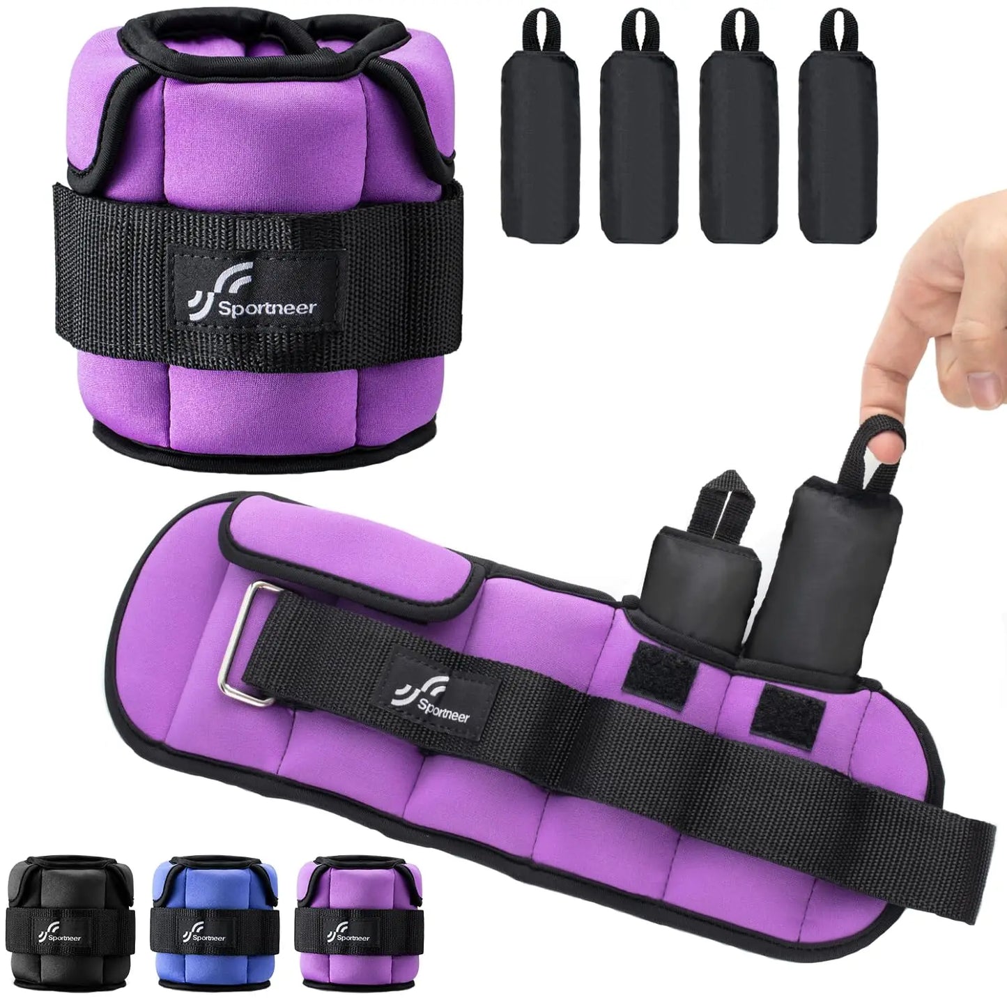 Adjustable Wrist and Ankle Weights 1 Pair
