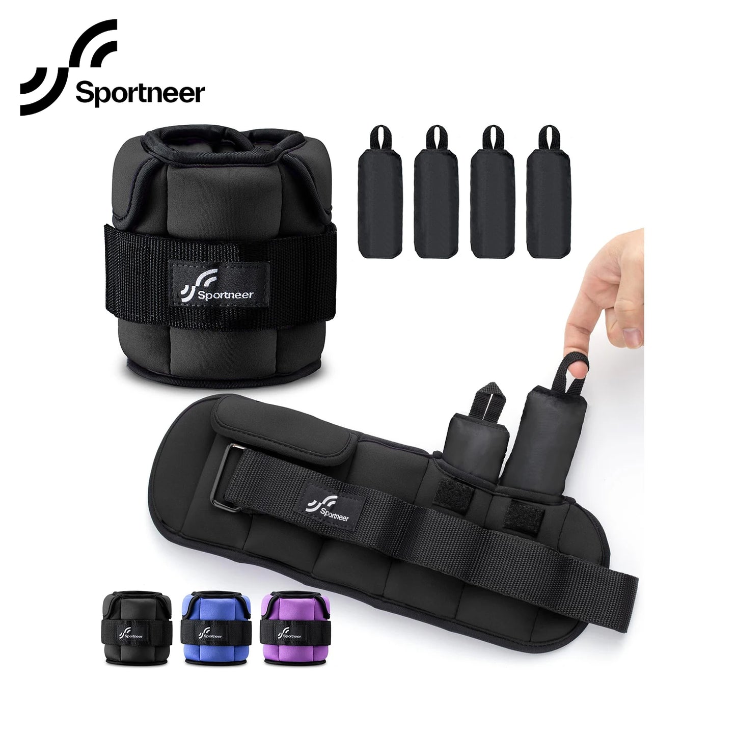 Adjustable Wrist and Ankle Weights 1 Pair
