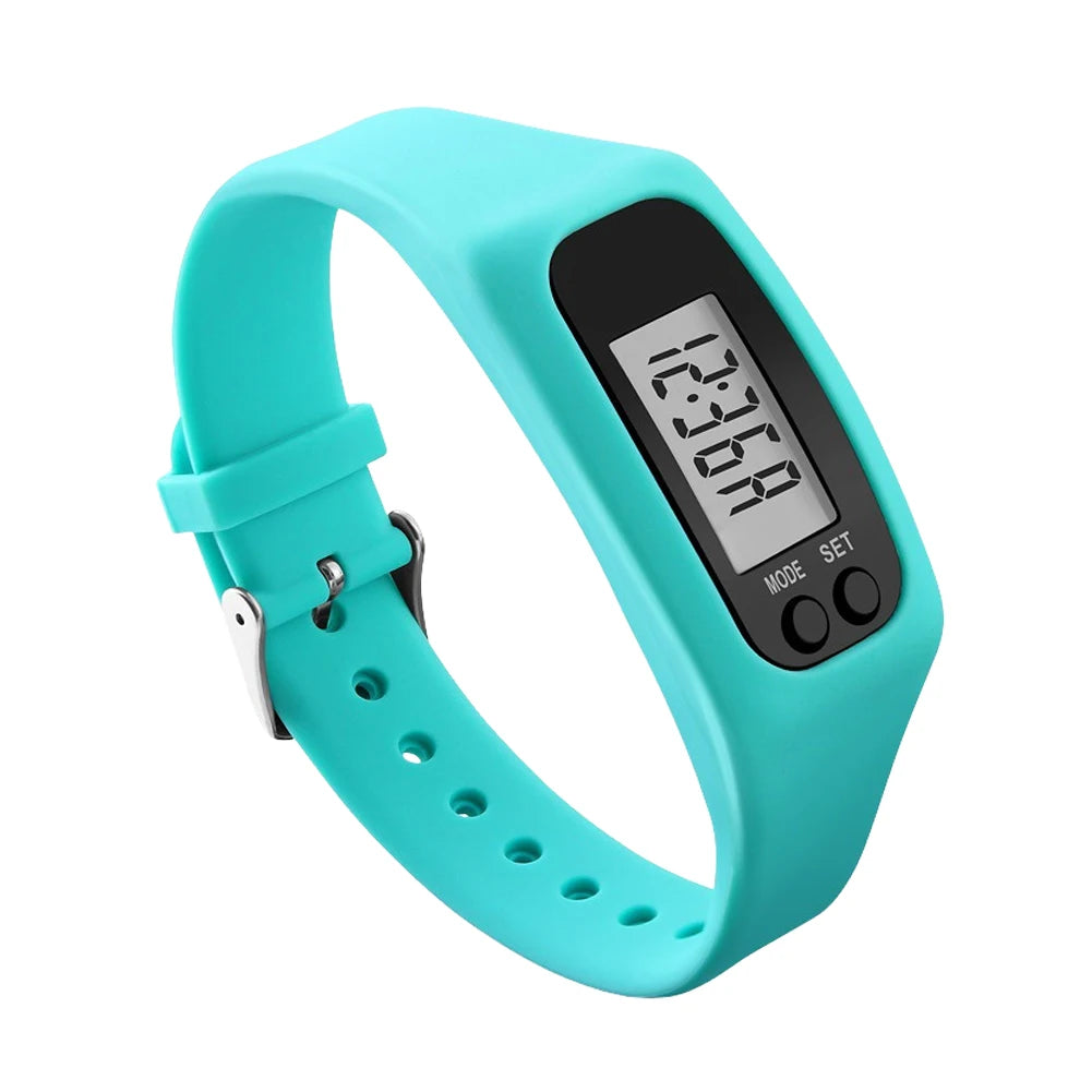 LED Pedometer Calorie Counter Fitness Watch