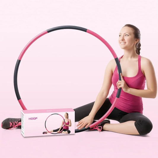 Adjustable Weighted Exercise Hoops
