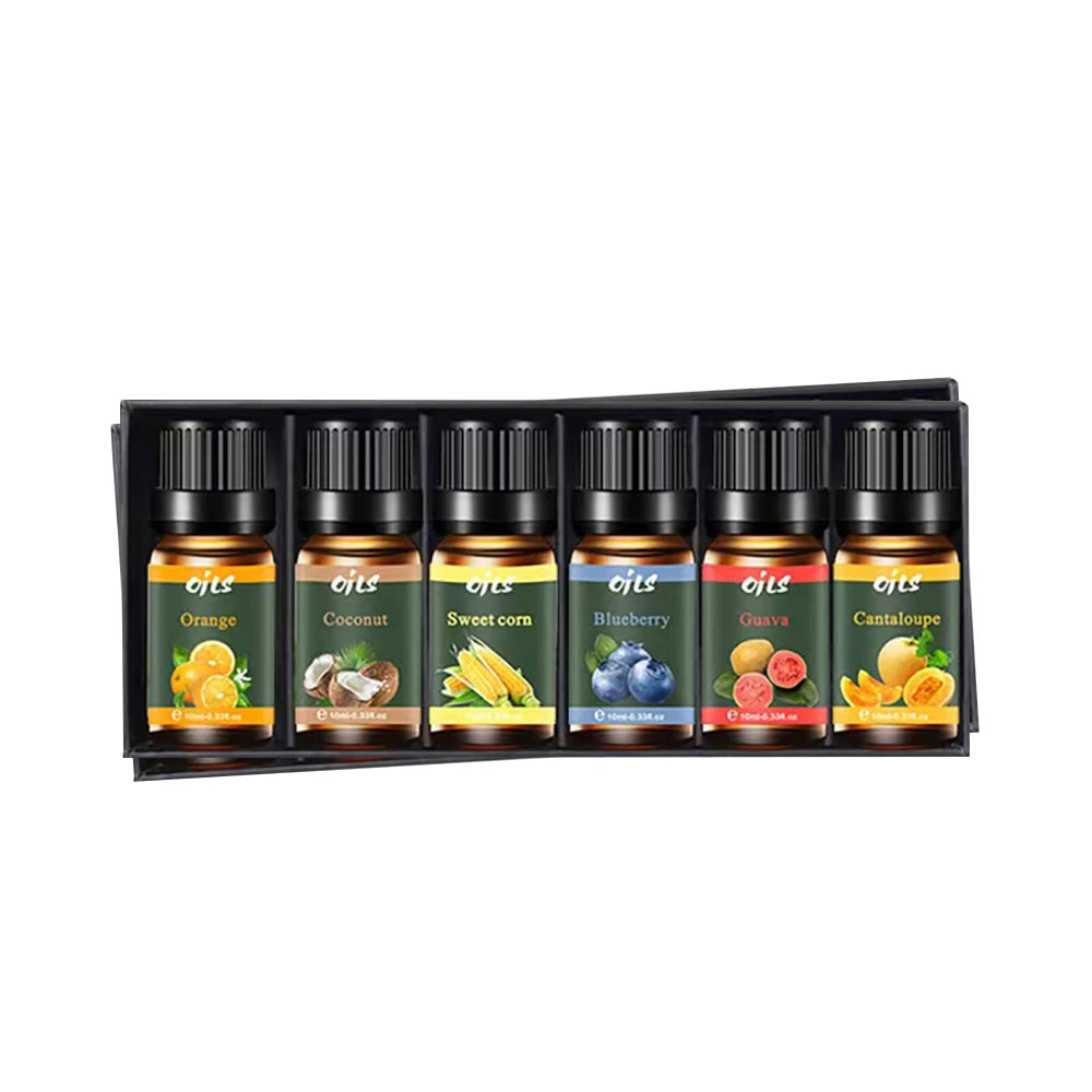 6-Piece Essential Oil Set for Aromatherapy