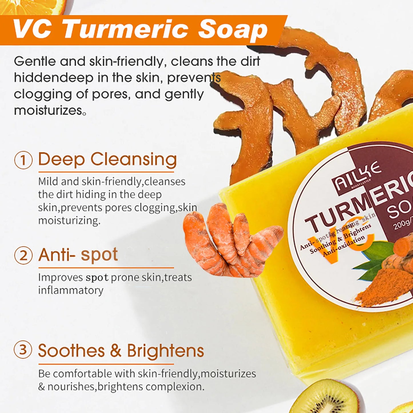 Natural Turmeric Soap Bar