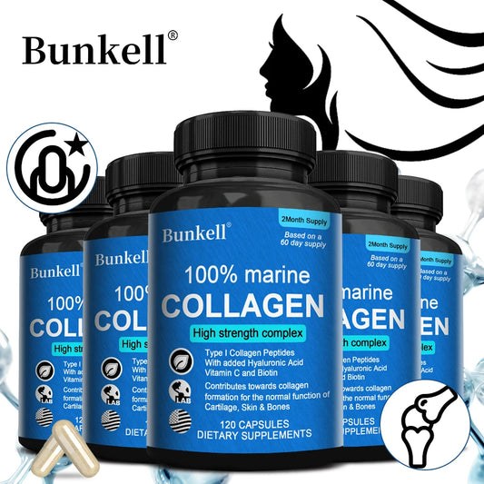 Marine Collagen with Hyaluronic Acid, Vitamin C and Biotin