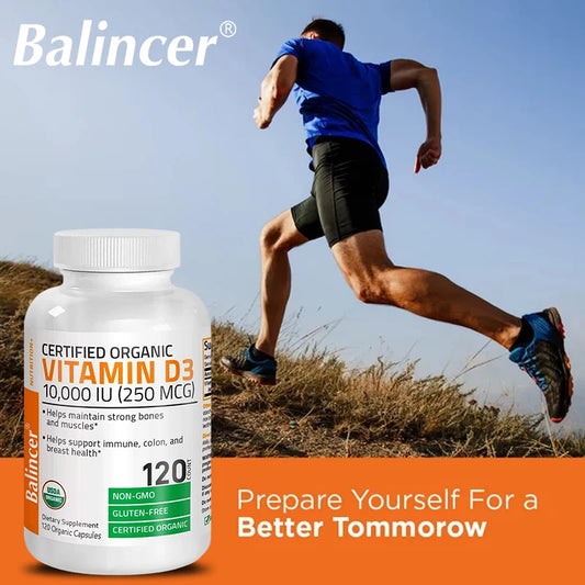 Vitamin D3, Supports Calcium Absorption, Muscle Strength