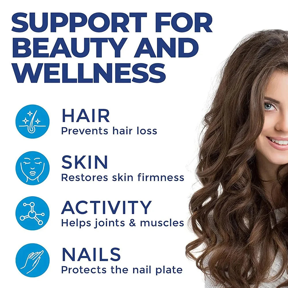 Marine Collagen with Hyaluronic Acid, Vitamin C and Biotin