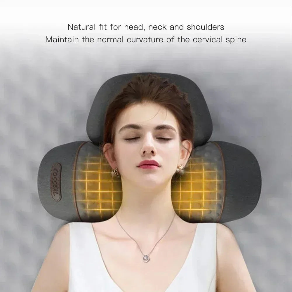 Vibrating Cervical Neck Massage Pillow