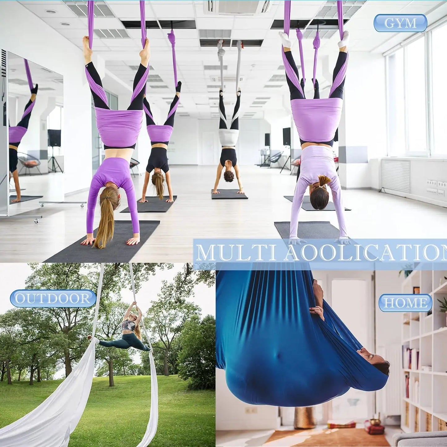 Aerial Silks Fitness Swing Set
