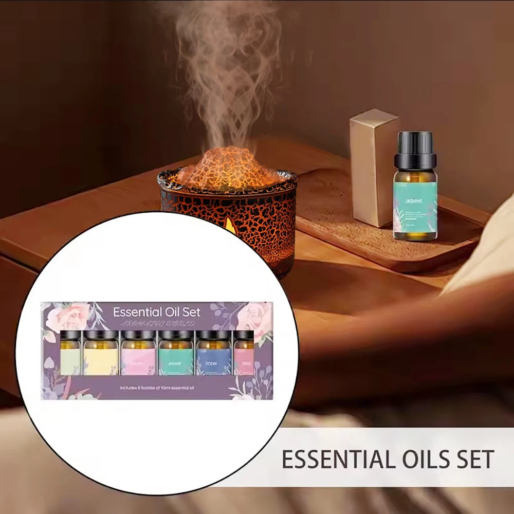 6-Piece Essential Oil Set for Aromatherapy