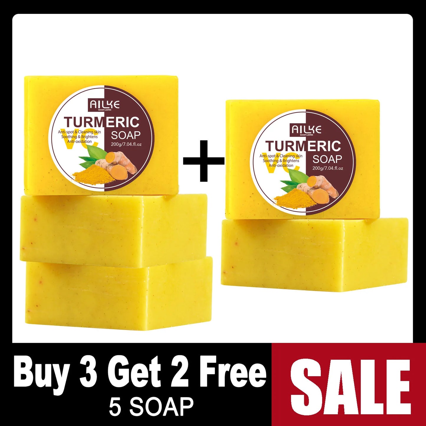 Natural Turmeric Soap Bar
