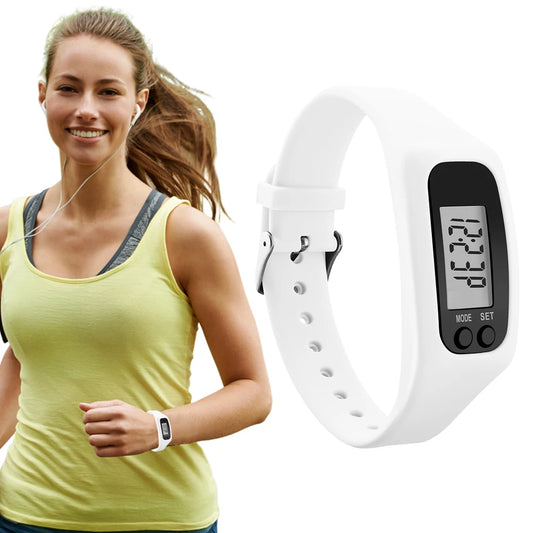 LED Pedometer Calorie Counter Fitness Watch