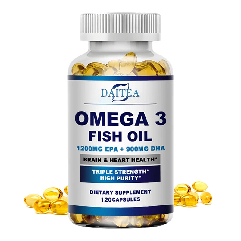 Omega 3 Fish Oil - Supports Brain & Heart Health