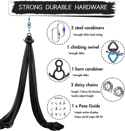 Aerial Silks Fitness Swing Set
