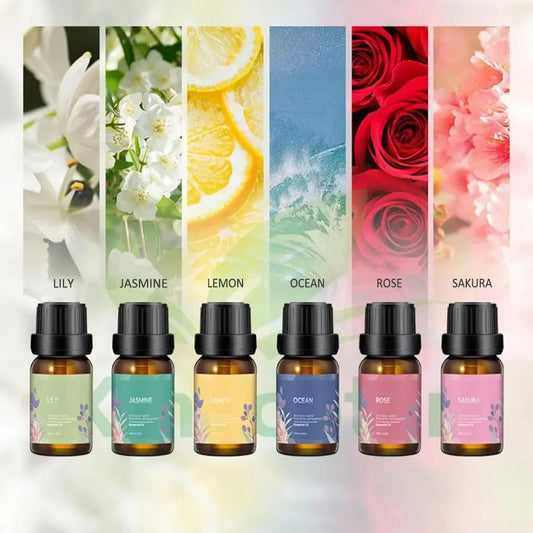 6-Piece Essential Oil Set for Aromatherapy