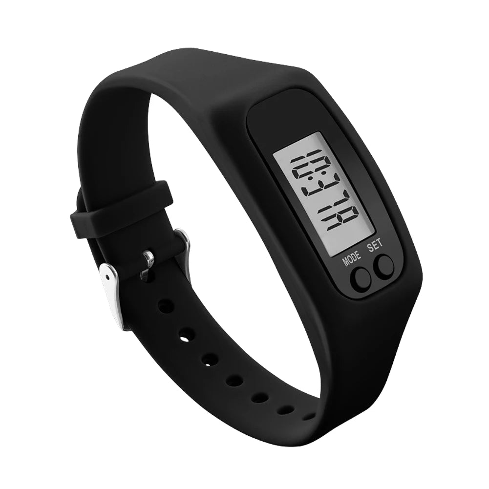 LED Pedometer Calorie Counter Fitness Watch