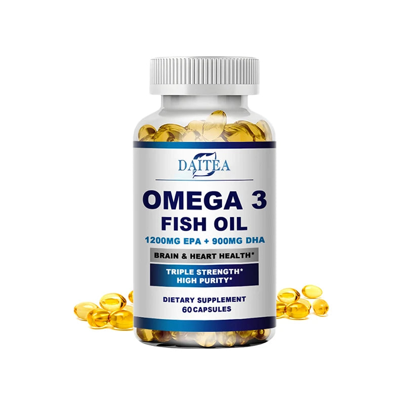 Omega 3 Fish Oil - Supports Brain & Heart Health