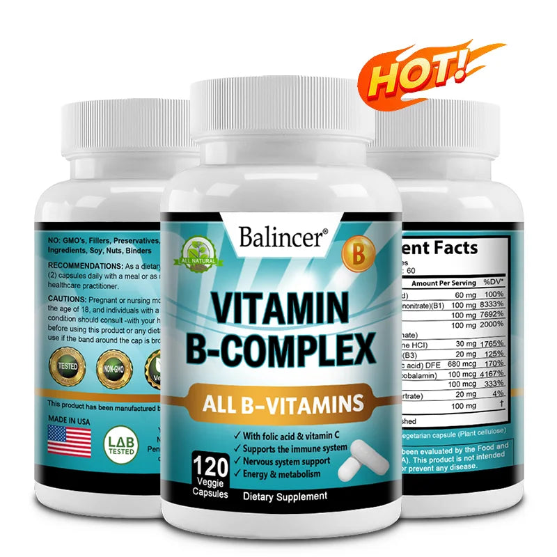 Vitamin B Complex - For Healthy Stress Response