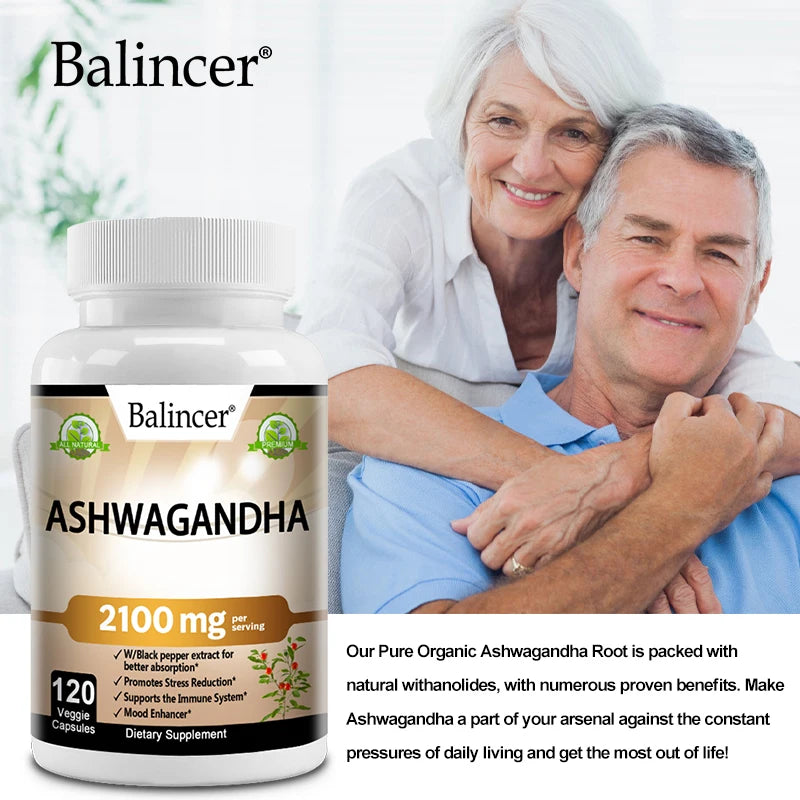 Organic Ashwagandha - Supports Stress Relief & Mood