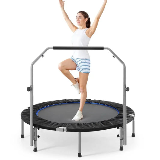 Foldable Mini Fitness Trampoline for Adults