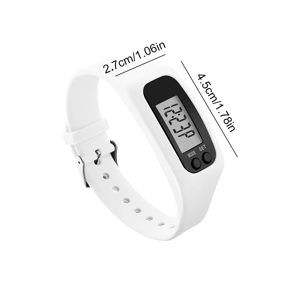 LED Pedometer Calorie Counter Fitness Watch