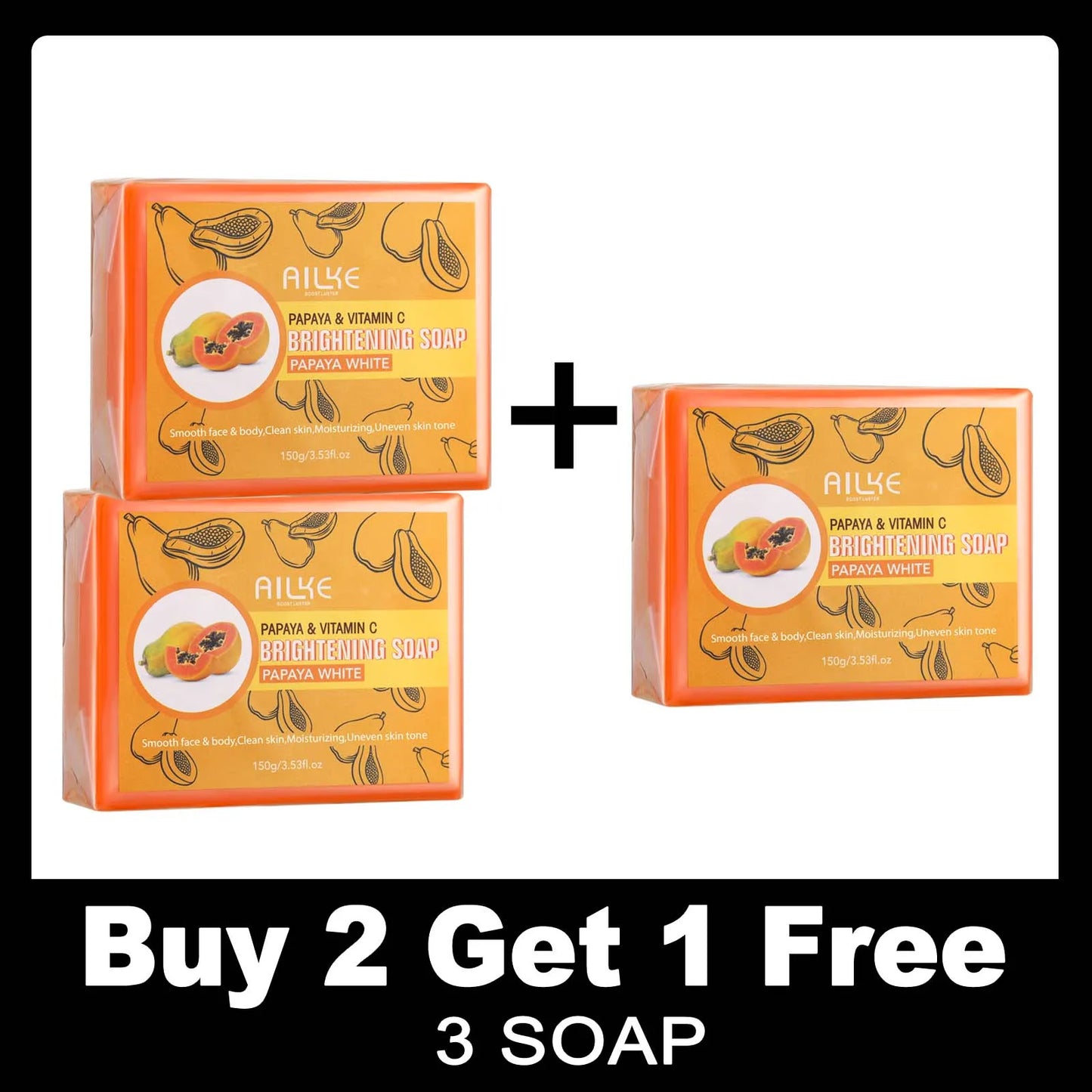 Skin Whitening Organic Papaya Handmade Soap
