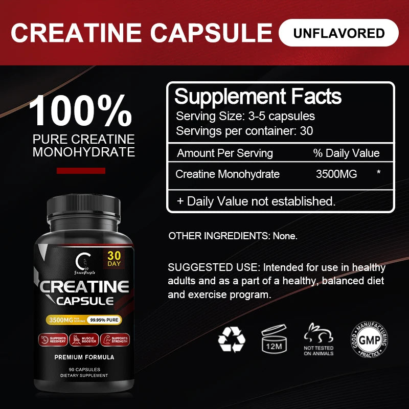 Creatine - Build Muscle, Enhance Energy and Performance